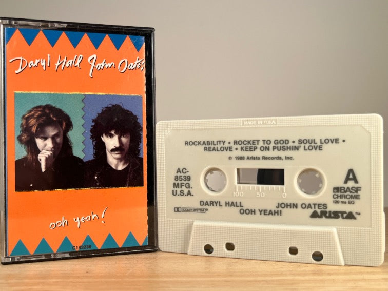 DARYL HALL & JOHN OATES – Ooh Yeah! – CASSETTE TAPE