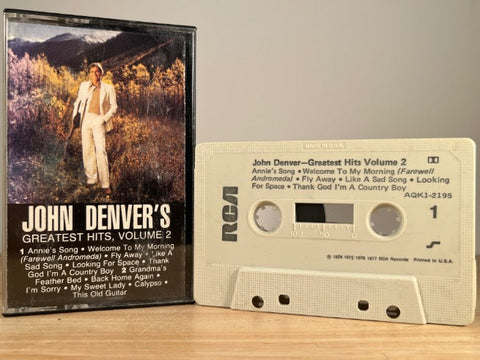 John Denver – Greatest Hits, Volume 2 – CASSETTE TAPE