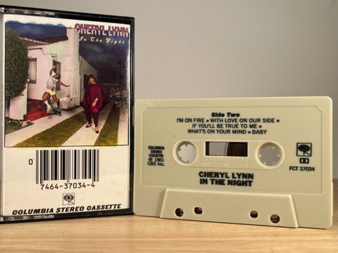 CHERYL LYNN – In the Night – CASSETTE TAPE