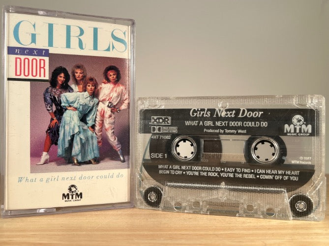 GIRLS NEXT DOOR – What a Girl Next Door Could Do – CASSETTE TAPE