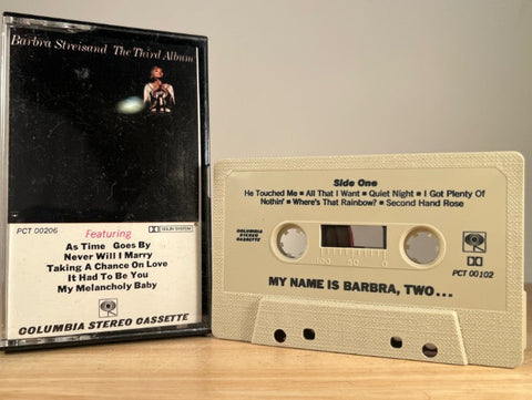 BARBRA STREISAND – My Name Is Barbra, Two… – CASSETTE TAPE