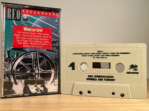 REO SPEEDWAGON – Wheels Are Turnin’ – CASSETTE TAPE