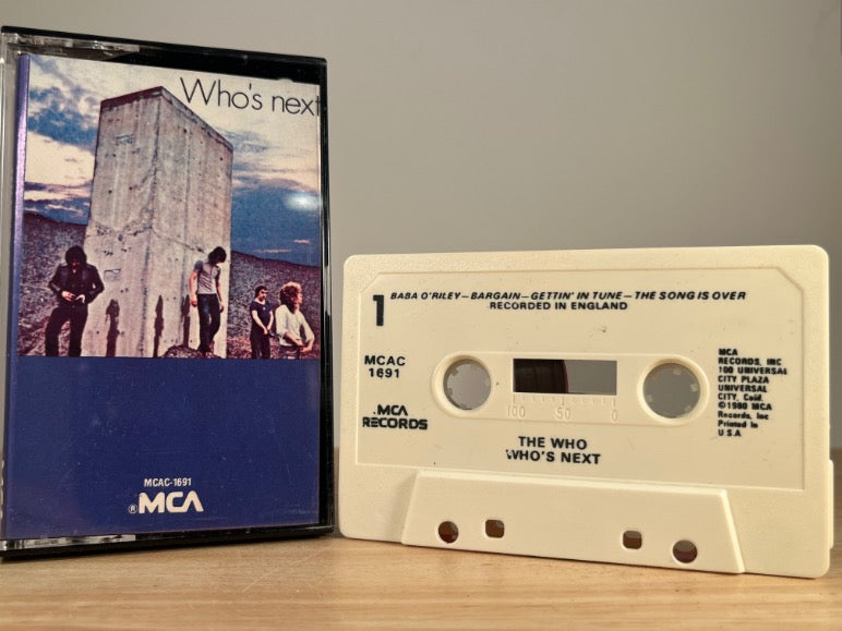 THE WHO – Who’s next – CASSETTE TAPE