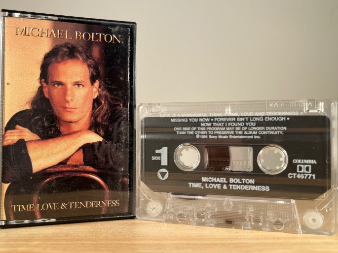 MICHAEL BOLTON - time, love & tenderness - CASSETTE TAPE