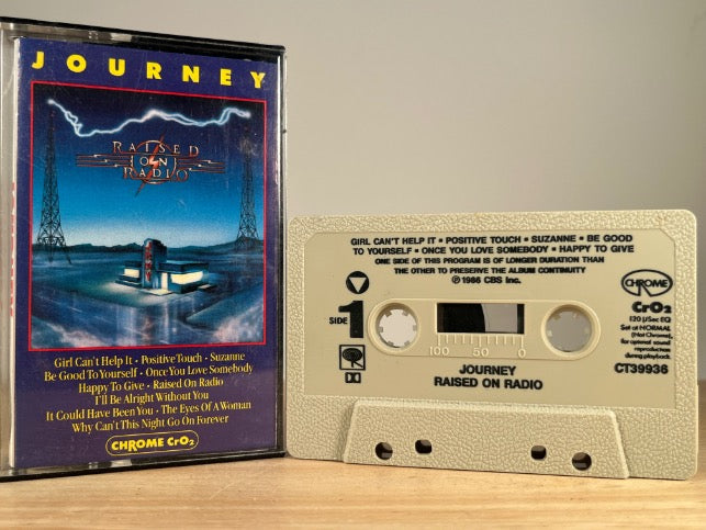 JOURNEY - Raised on Radio - CASSETTE TAPE-2