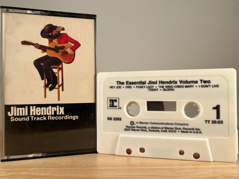 JIMI HENDRIX - sound track recordings - CASSETTE TAPE