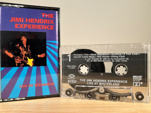 JIMI HENDRIX - Live At Winterland - CASSETTE TAPE