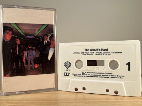 THE WHO – It’s Hard – CASSETTE TAPE