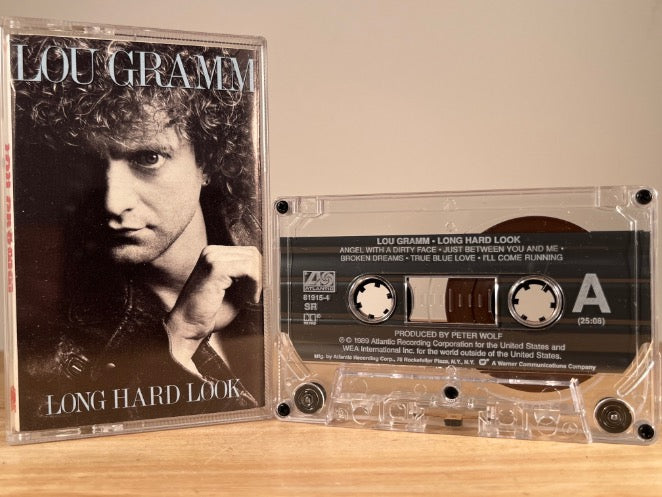 LOU GRAMM - Long Hard Look - CASSETTE TAPE