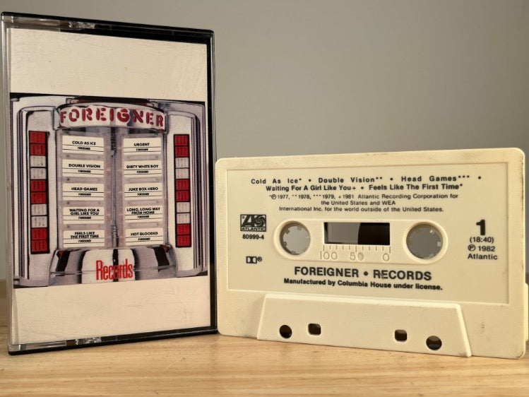 FOREIGNER - Records - CASSETTE TAPE