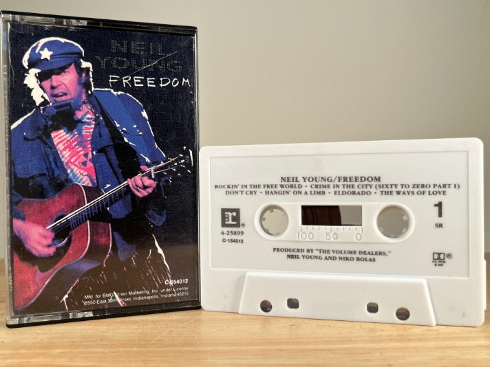 NEIL YOUNG - Freedom - CASSETTE TAPE