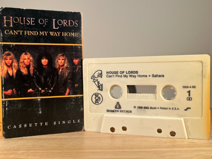 HOUSE OF LORDS – Can’t Find My Way Home – [cassingle] CASSETTE TAPE