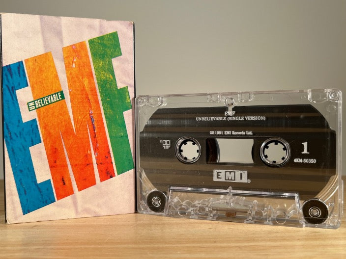 EMF – Unbelievable – [cassingle] CASSETTE TAPE