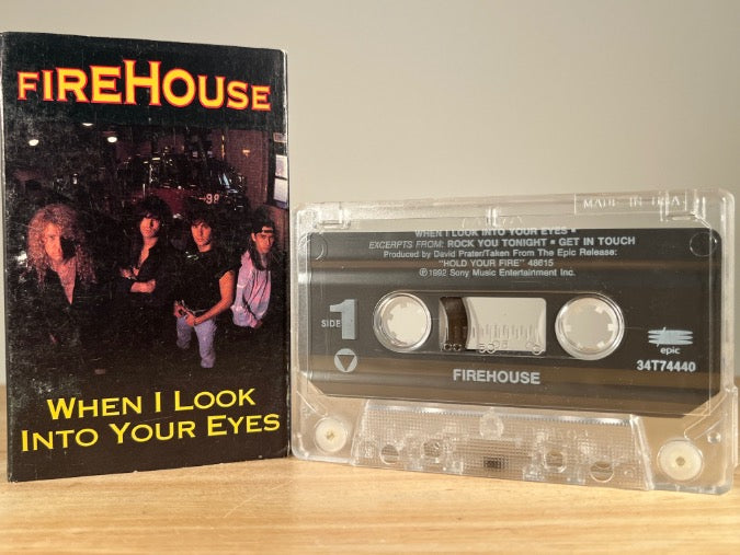 FIREHOUSE – When I Look Into Your Eyes – [cassingle] CASSETTE TAPE