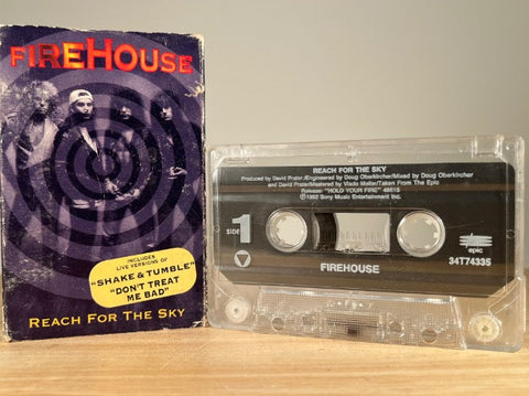 FIREHOUSE – Reach for the Sky – [cassingle] CASSETTE TAPE
