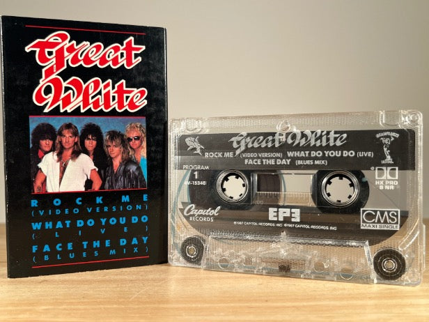 GREAT WHITE – Rock Me – [cassingle] CASSETTE TAPE