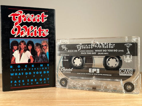 GREAT WHITE – Rock Me – [cassingle] CASSETTE TAPE