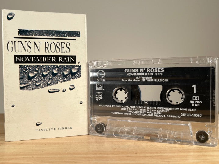 Guns N' Roses – November Rain – [cassingle] CASSETTE TAPE