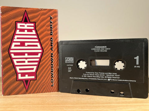 FOREIGNER – Lowdown and Dirty – [cassingle] CASSETTE TAPE