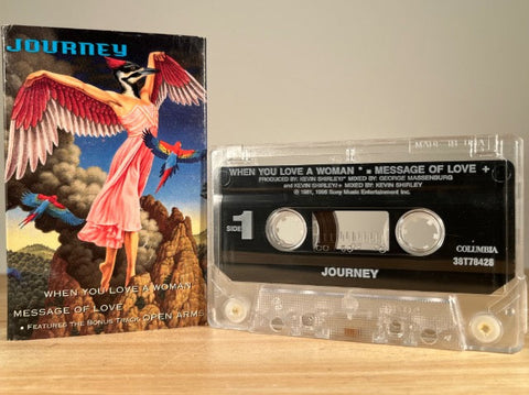 JOURNEY – When You Love a Woman – [cassingle] CASSETTE TAPE