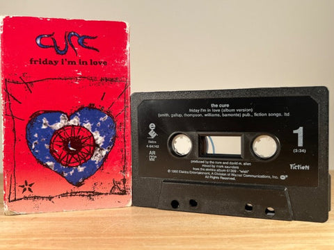 THE CURE – Friday I'm in Love – [cassingle] CASSETTE TAPE