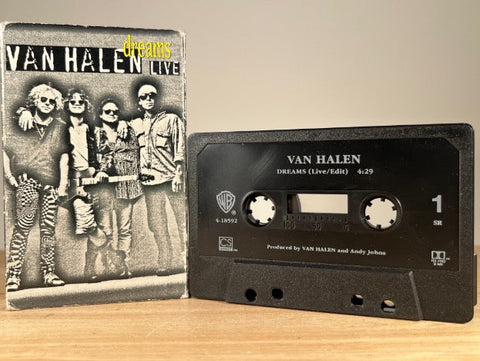 VAN HALEN – Dreams (Live/Edit) – [cassingle] CASSETTE TAPE