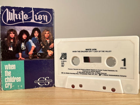 WHITE LION – When the Children Cry – [cassingle] CASSETTE TAPE