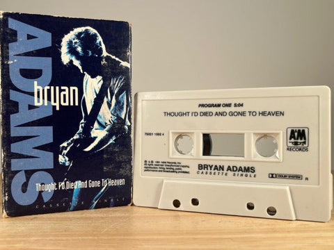 BRYAN ADAMS – Thought I’d Died and Gone to Heaven – [cassingle] CASSETTE TAPE