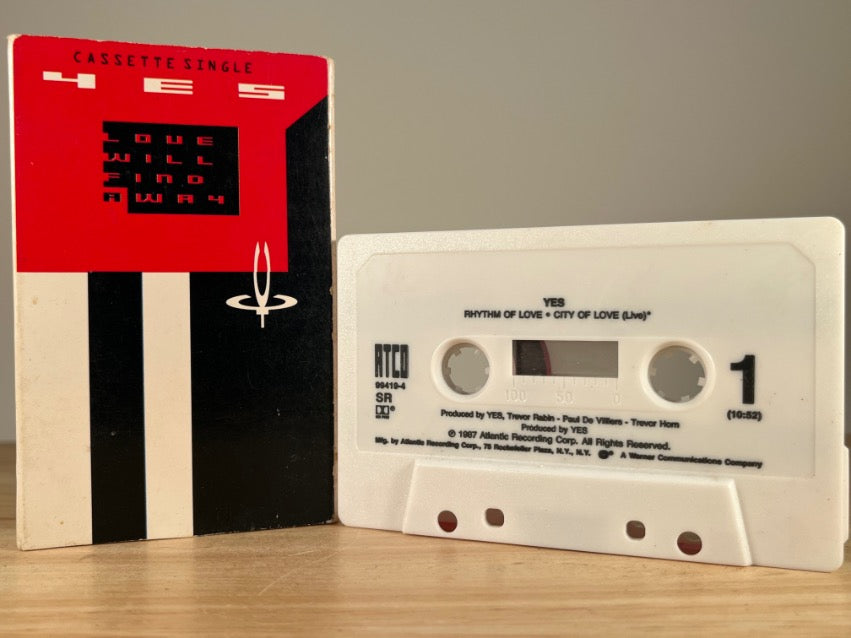 YES – Love Will Find A Way – [cassingle] CASSETTE TAPE