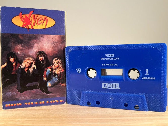 VIXEN – How Much Love – [cassingle] CASSETTE TAPE
