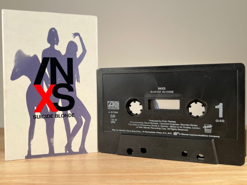 INXS – Suicide Blonde – [cassingle] CASSETTE TAPE