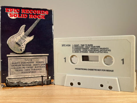 Epic Records – Solid Rock – [cassingle] CASSETTE TAPE