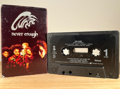 THE CURE – Never Enough – [cassingle] CASSETTE TAPE