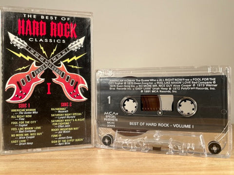 BEST OF HARD ROCK – VOLUME I – CASSETTE TAPE