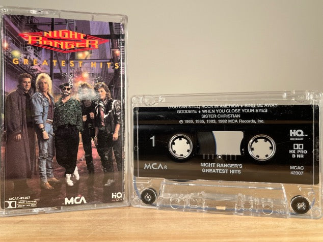 NIGHT RANGER - greatest hits - CASSETTE TAPE