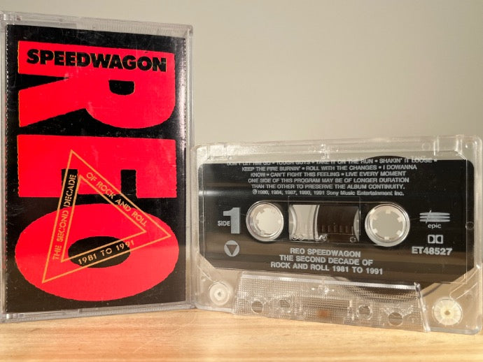 REO SPEEDWAGON - the second decade of rock n roll - CASSETTE TAPE