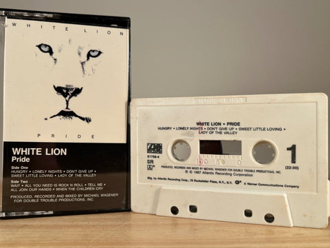 WHITE LION - pride - CASSETTE TAPE