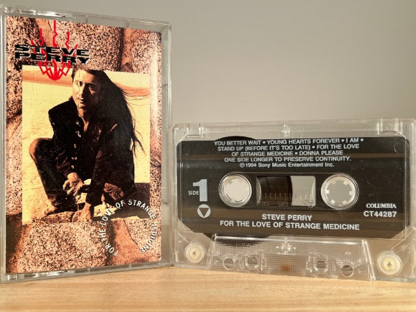 STEVE PERRY - For the Love of Strange Medicine - CASSETTE TAPE