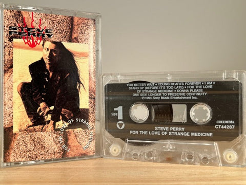 STEVE PERRY - For the Love of Strange Medicine - CASSETTE TAPE