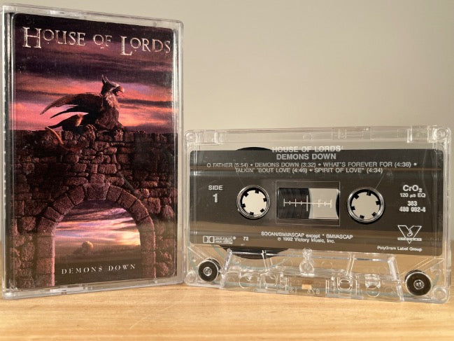 HOUSE OF LORDS - Demons Down - CASSETTE TAPE