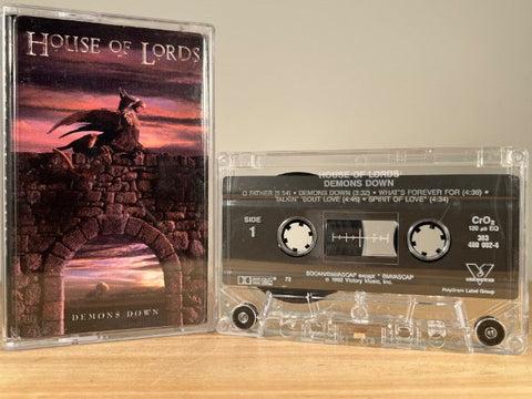 HOUSE OF LORDS - Demons Down - CASSETTE TAPE