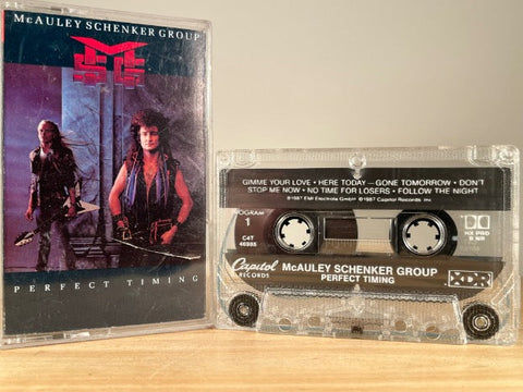MCAULEY SCHENKER GROUP - Perfect Timing - CASSETTE TAPE