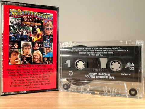 MOLLY HATCHET - Double Trouble Live - CASSETTE TAPE