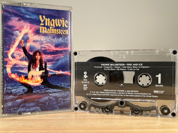 YNGWIE MALMSTEEN - Fire & Ice - CASSETTE TAPE
