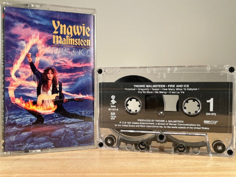 YNGWIE MALMSTEEN - Fire & Ice - CASSETTE TAPE