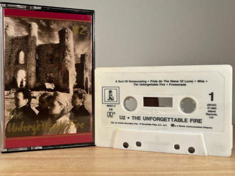 U2 – The Unforgettable Fire – CASSETTE TAPE