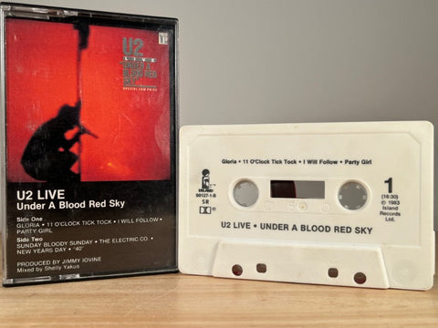 U2 - Live: Under a Blood Red Sky - CASSETTE TAPE