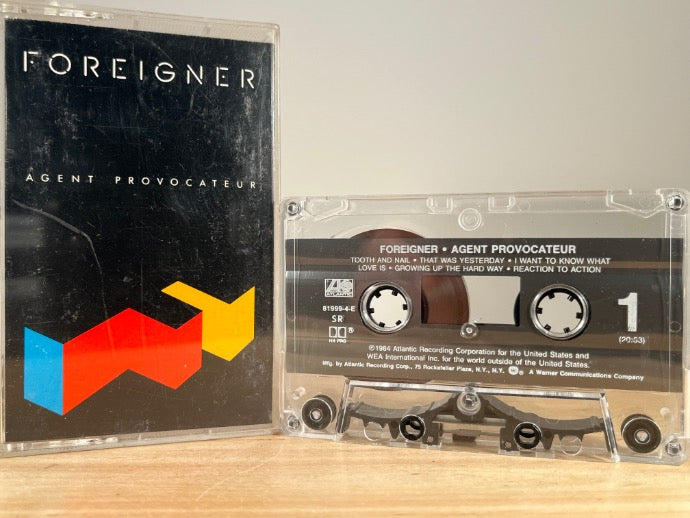 FOREIGNER - Agent Provocateur - CASSETTE TAPE