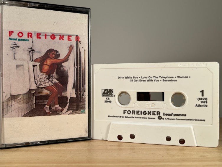 FOREIGNER - Head Games - CASSETTE TAPE