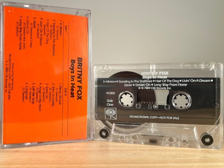 BRITNY FOX – Boys in Heat [promo] – CASSETTE TAPE